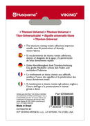 Aiguilles universelles titane — 90/14 — 5 pièces — Husqvarna Viking — 920698096 — verso