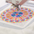 Husqvarna Viking Mega Quilter's Embroidery Hoop 260 mm x 260 mm — vue du fabricant
