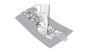 Pied trois cordonnets