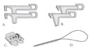 Kit pied pour de fils décoratifs couché (laines, cordonnets, etc..) 920403096